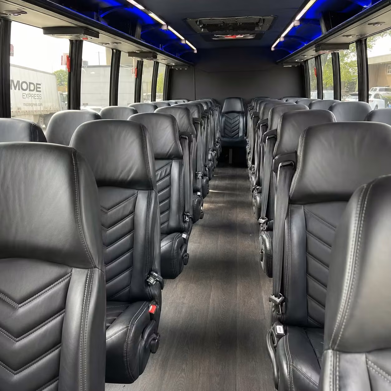 28 passenger minibus inside