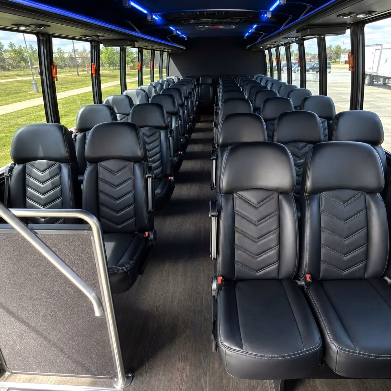 35 passenger minibus inside
